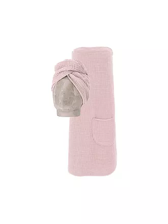 VOSSEN | Saunakilt 2 pièces. WELLNESS Raw Sugar | rosa